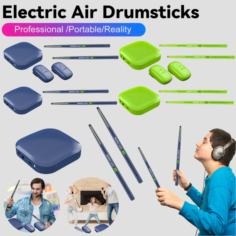 

Электронный виртуальный воздушный барабан, барабанные палочки, набор педалей, портативная барабанная установка реальности, профессиональный музыкальный инструмент, подарок для взрослых и детей