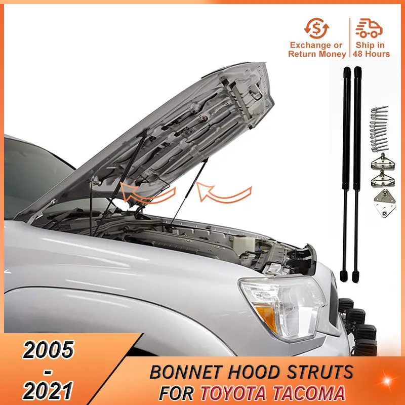 2005-2021 Bonnet Hood Ondersteuning Voor Toyota Tacoma 2006 2007 2008 2009 2010 2011 2015 2016 2017 2019 2020 accessoires Stutten Bars