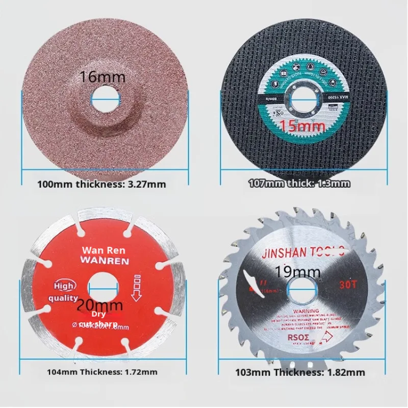 

Angle grinder special cutting bracket thickened base plate wooden plate