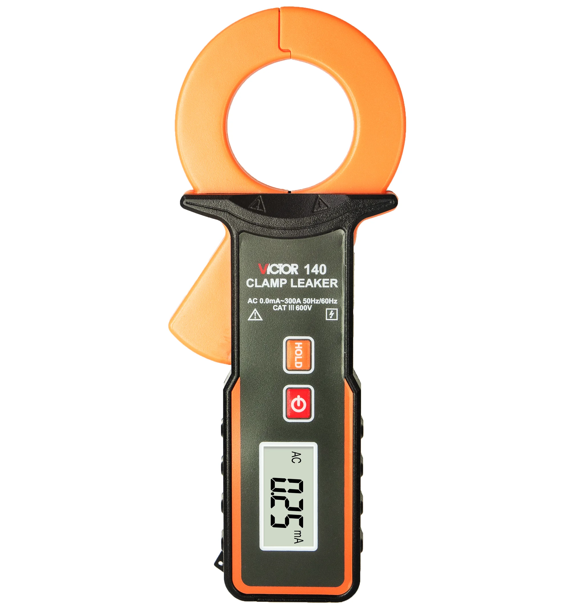 VICTOR 140 Digital AC 600V 300A 4 Bit LCD Display Clamp CT Leaker Measure AC Leakage /AC Current