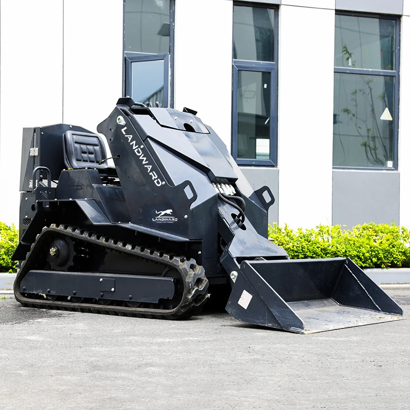 Europe S490R Ride-On Wheel/Track Skid Steer Loader 24HP Max Load 350kg Mini Loader 920kg Farm Mini Skid Steer Loader Customized