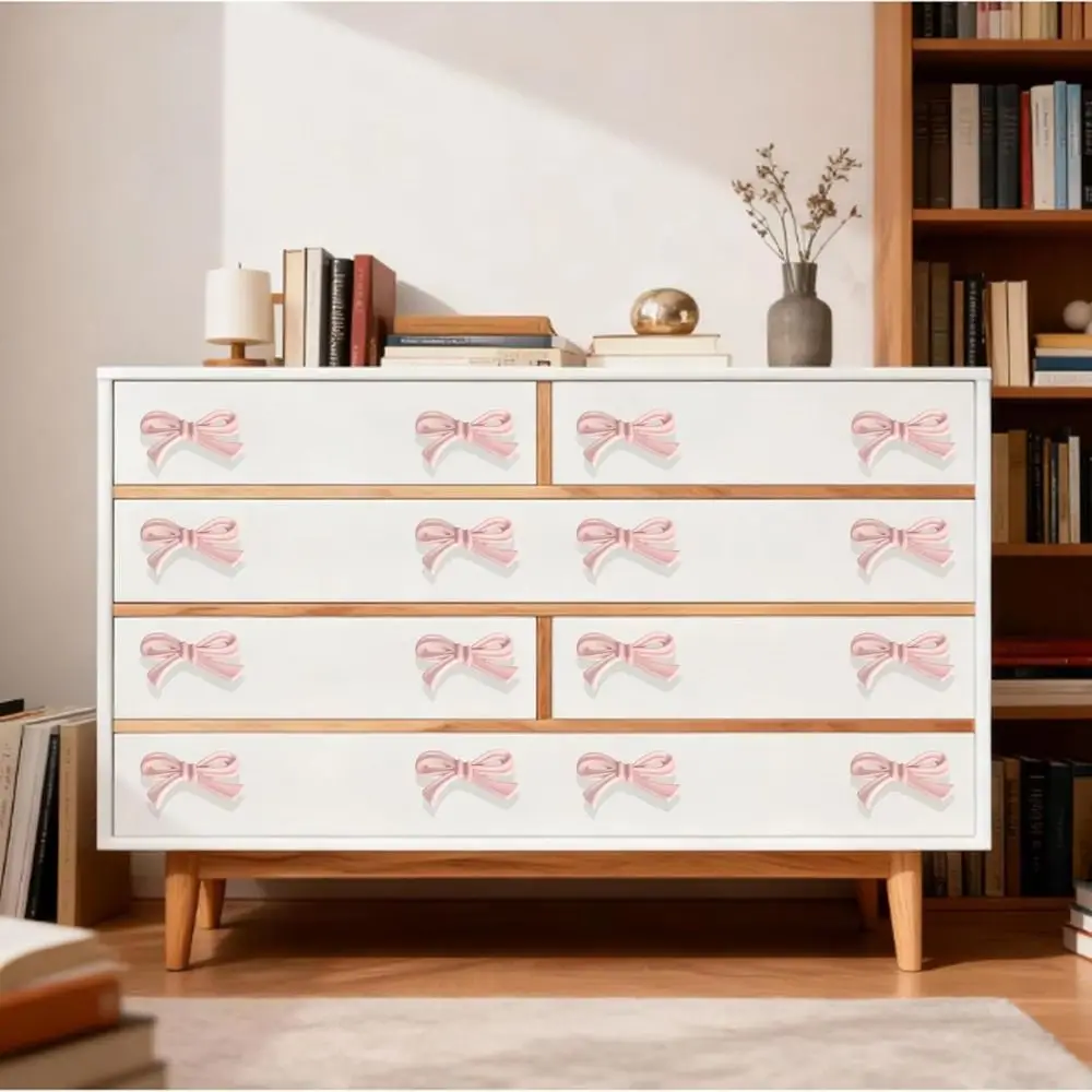 Decorative Zinc Alloy Drawer Handle Vintage Stylish Cabinet Pulls Bow Shape Wardrobe Handle Home Decor