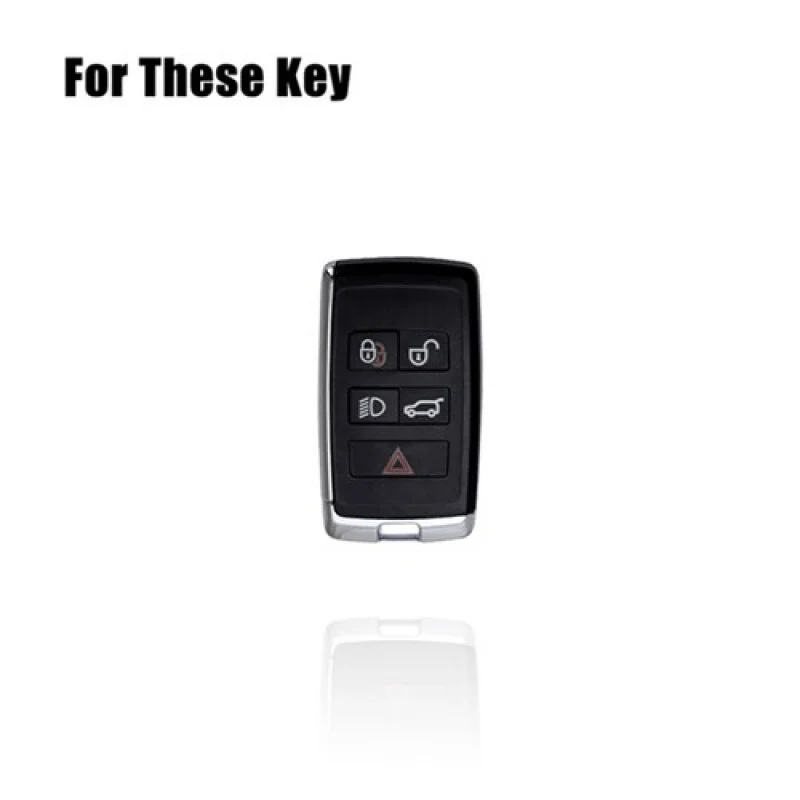 A + ألياف الكربون سيارة مفتاح فوب غطاء لاند روفر رينج روفر لجاكوار XF XE #2