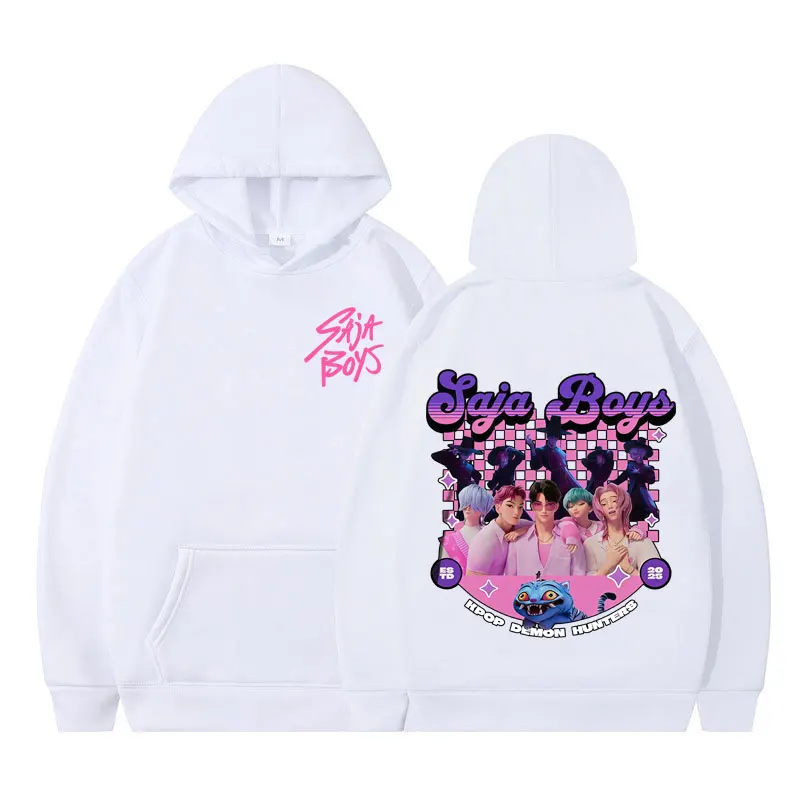 Felpa con cappuccio Saja Boy Kpop Devil Hunter - Un interessante felpa alla moda con cartoni animati Felpa con cappuccio alla moda casual da uomo hip-hop
