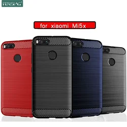 FERISING Case For Xiaomi Mi5X Case Xiaomi MIA1 MI5X Cases Silicone TPU Bumper Shockproof Carbon Cover for Xiaomi Mi A1 5X