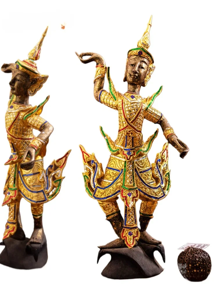 

Thailand Thai Buddha Welcome Floor Big Decorations Southeast Asian Characteristic Decoration