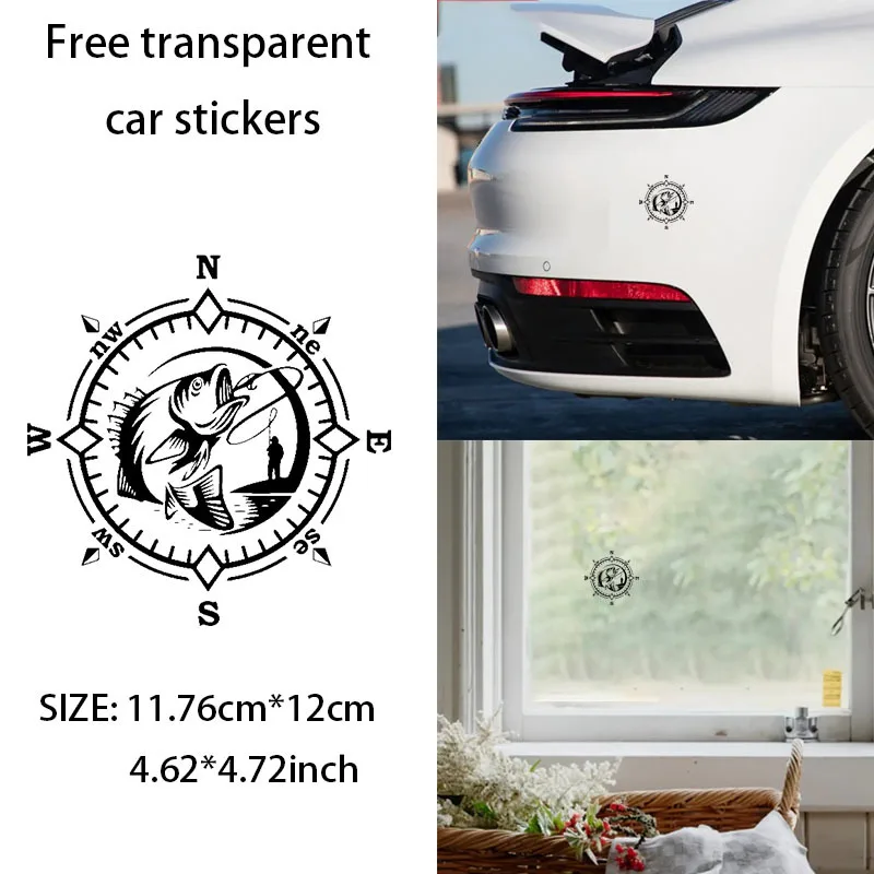 Flat Vinyl Stickers for Cars, Trucks, RVs, Campers, Boats, etc., Ideal for Fishing Gifts Motorcycle Stickers Motorcycle Stickers