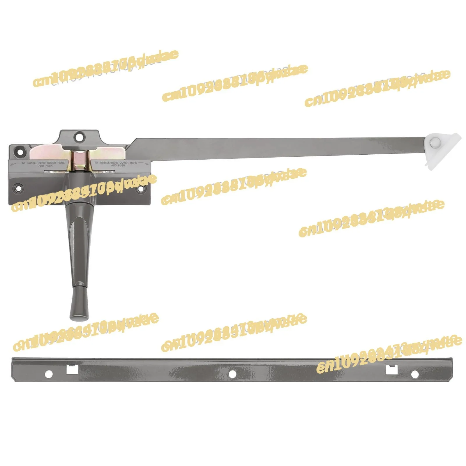 

Straight arm operator with handle (right hand) 9 3/8 inches, suitable for casement windows, stone windows