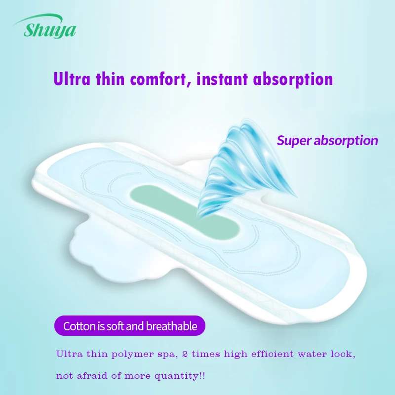 3 Pack menstrual pad anion sanitary pads feminine hygiene Product cotton sanitary napkin Health shuya anion panty liner 30 piece