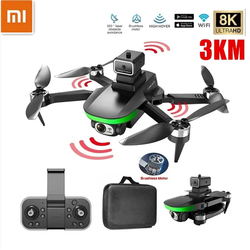 Xiaomi S5S Mini Drone Professional Type 8K HD Camera Obstacle Avoidance Aerial Photography Light Flow Folding Quadcopter 5000M