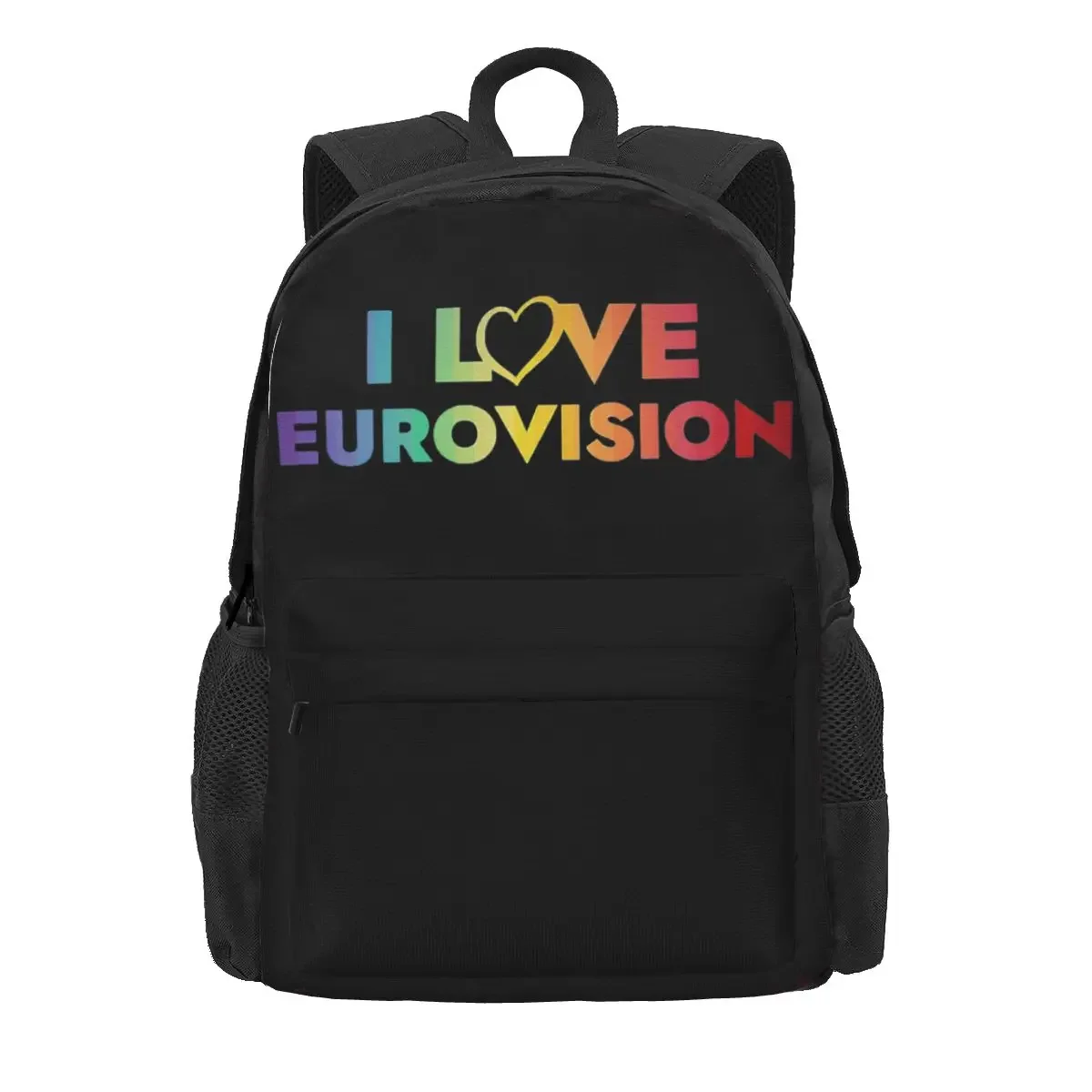 I Love Eurovision 배낭, 소년 소녀 학생 책가방, 만화 어린이 배낭, 여행 배낭, 숄더백