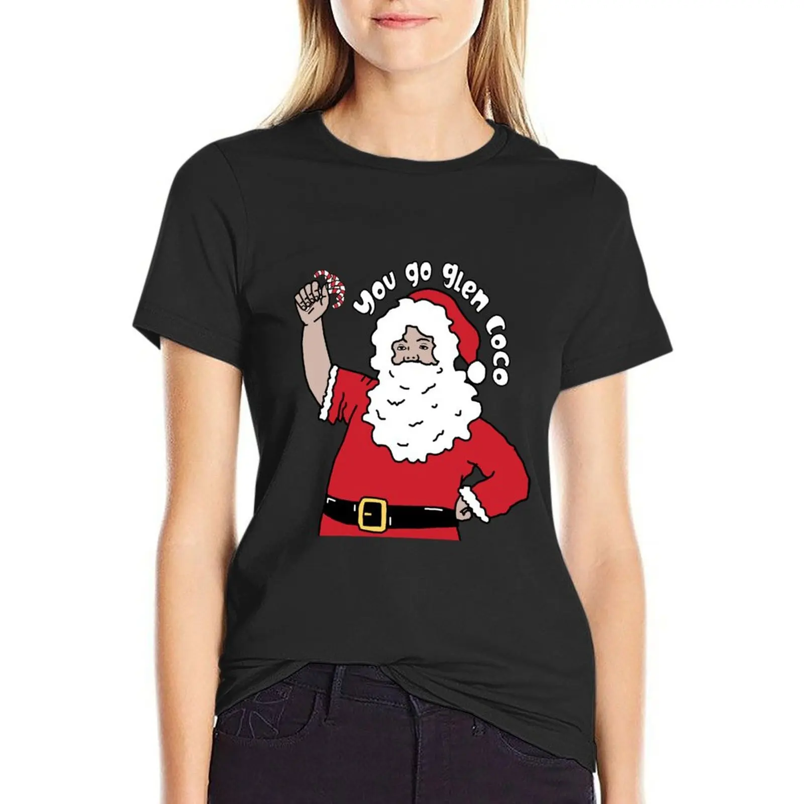 Футболка You go Glen Coco, забавный летний топ с животным принтом, женская одежда