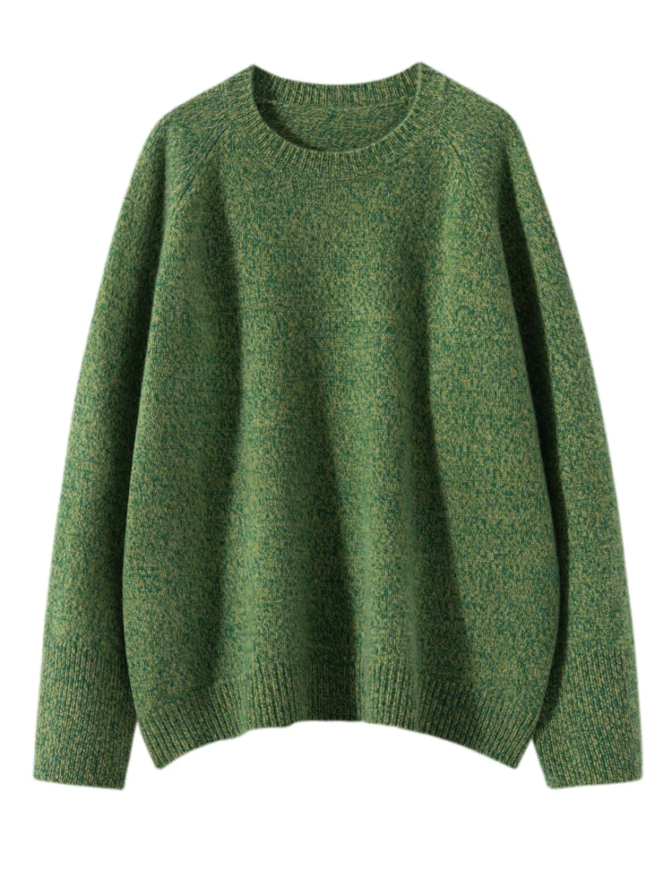 

Women Casual Simple Style Cashmere 100% Cashmere Sweater O-neck Raglan Sleeve Pullover Knitwear Autumn Winter Soft Warm Cloth