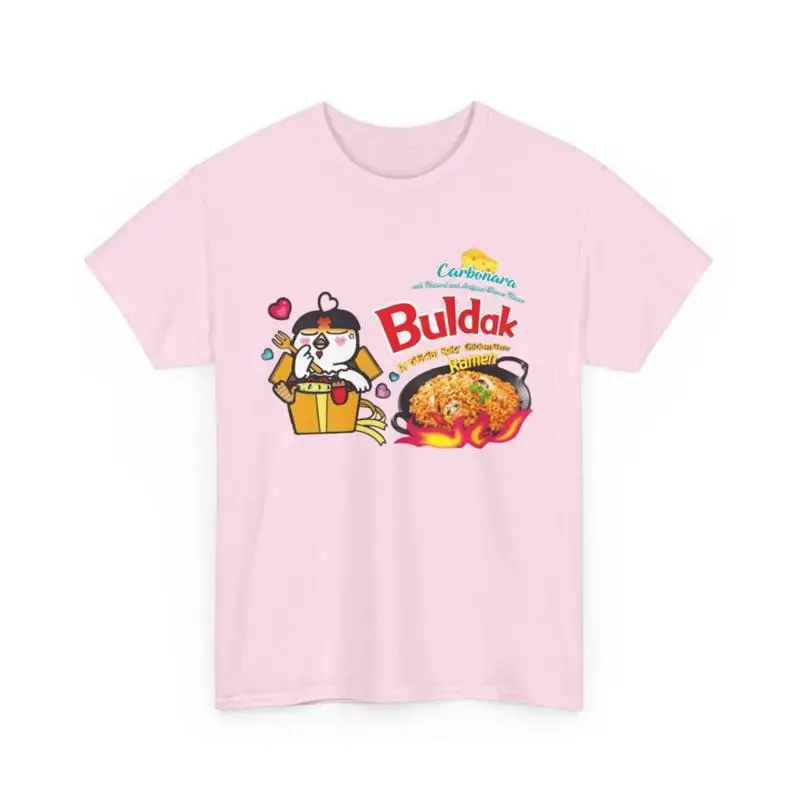 Camiseta Buldak Ramen picante Carbonara Noodle Foodie