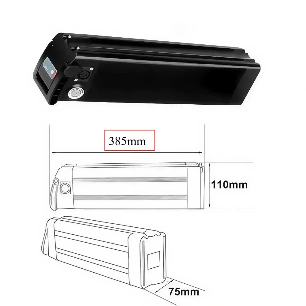 Hochkapazitäts-36V-48V-15Ah-20Ah-25Ah-E-Bike-Pedelec-Lithium-Ionen-Akku mit integriertem BMS und Ladegerät, Ersatzakku für 250~1000W-Elektromotorräder – Detail 5