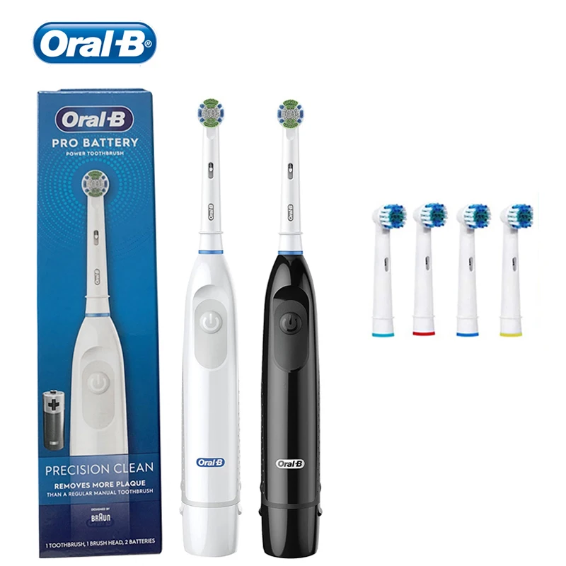 Oral B-cepillo de dientes eléctrico para adultos, cepillo de dientes eléctrico con rotación 5010, Limpieza de dientes de precisión, cerdas suaves, cuidado de las encías, Con recargas