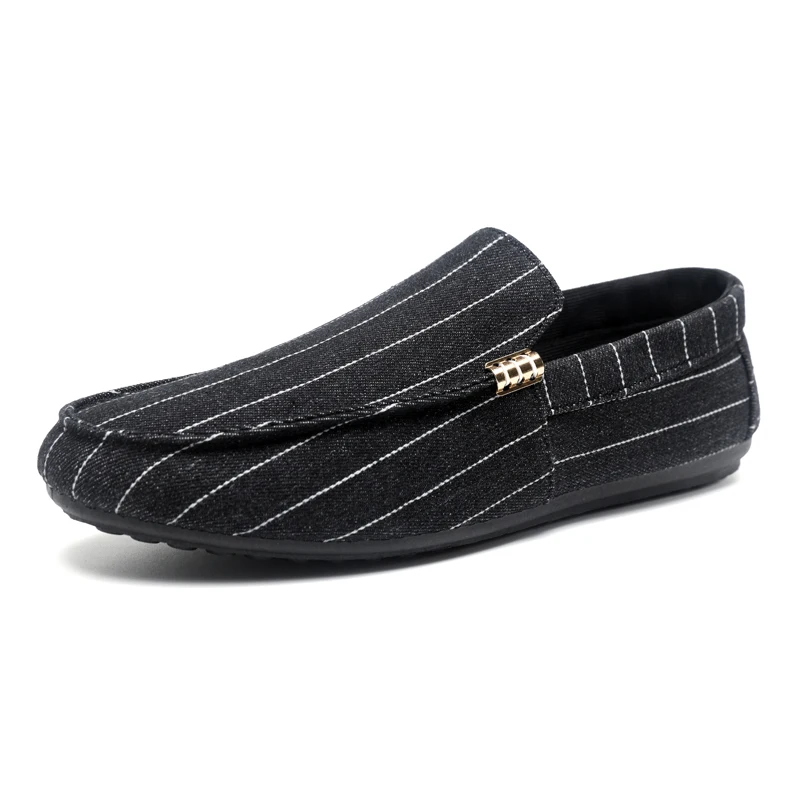 New Hot Men Casual Shoes Canvas Slip On Fashion Loafers for Male Luxury Dress Driving Shoes Formal Wedding Party Flats Plus Size