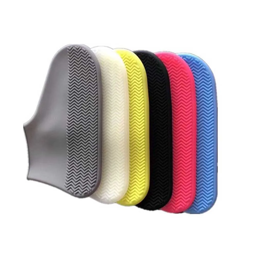 Hot Sales Silicone Shoe Cover Anti-slip Rubber Overalls For Rainy Days Reusable Boot Protectors S/M/L Wet Weather Supplies