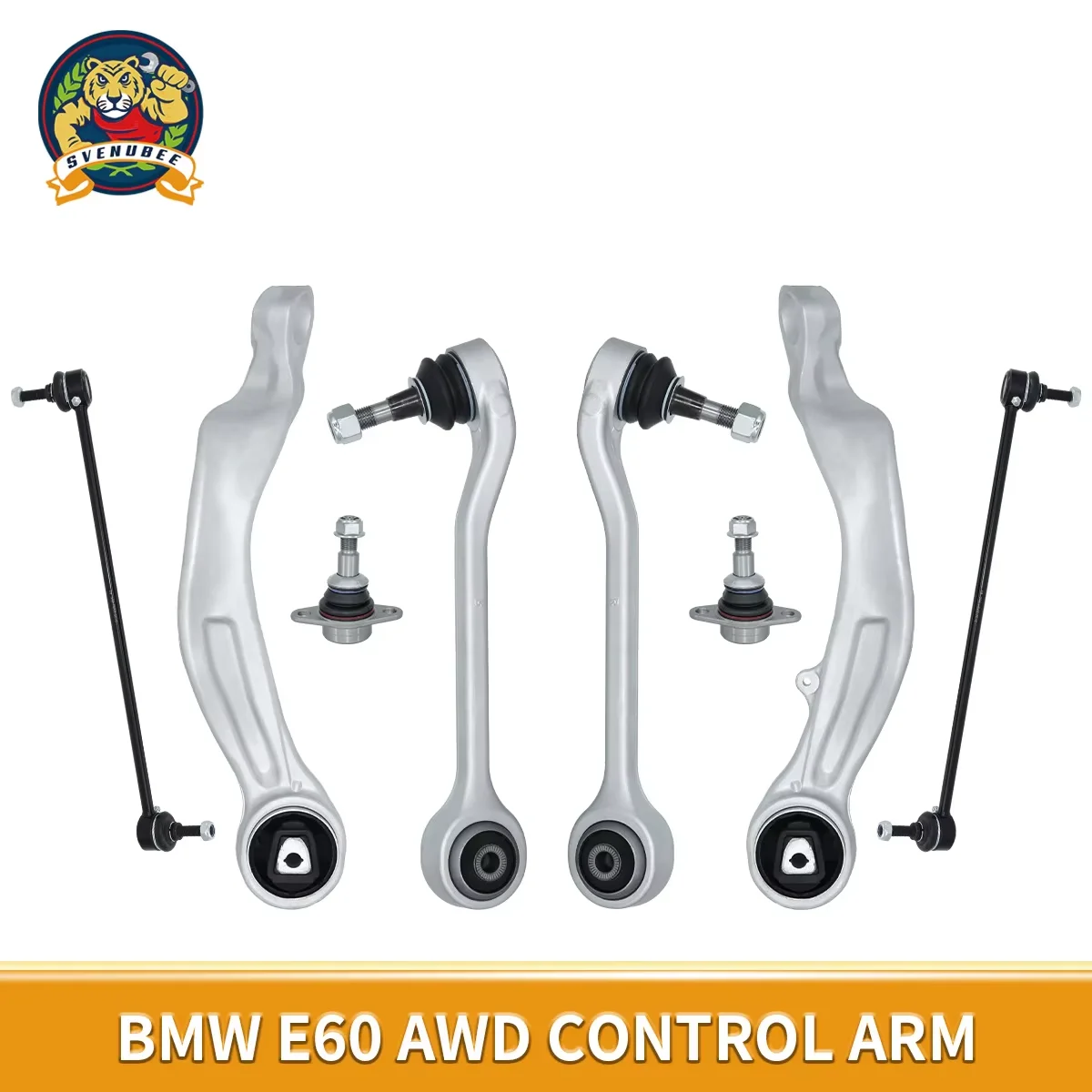 

Svenubee 8Pcs Front Control Arm Ball Joint Sway Bar Link Suspension Kits for BMW E60 525xi 528i 528xi 530xi 535i 535xi 2006-2010