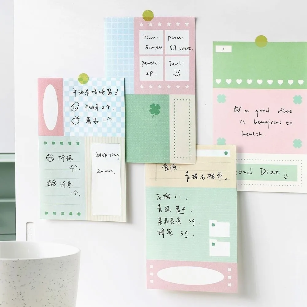 Neue DIY Schreibwaren Memo Pad 50 Blatt Mehrzweck Haftnotiz INS Stile Lose Blatt DIY Scrapbooking Papier Büro Liefert