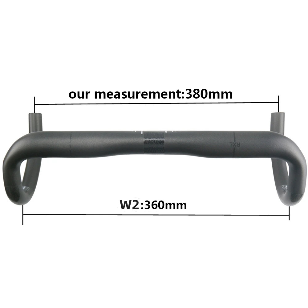RXL SL 31,8 mm Carbon Drop Bar Rennrad Lenker 380/400/420/440 mm UD Matte Externe Routing Rennrad Lenker