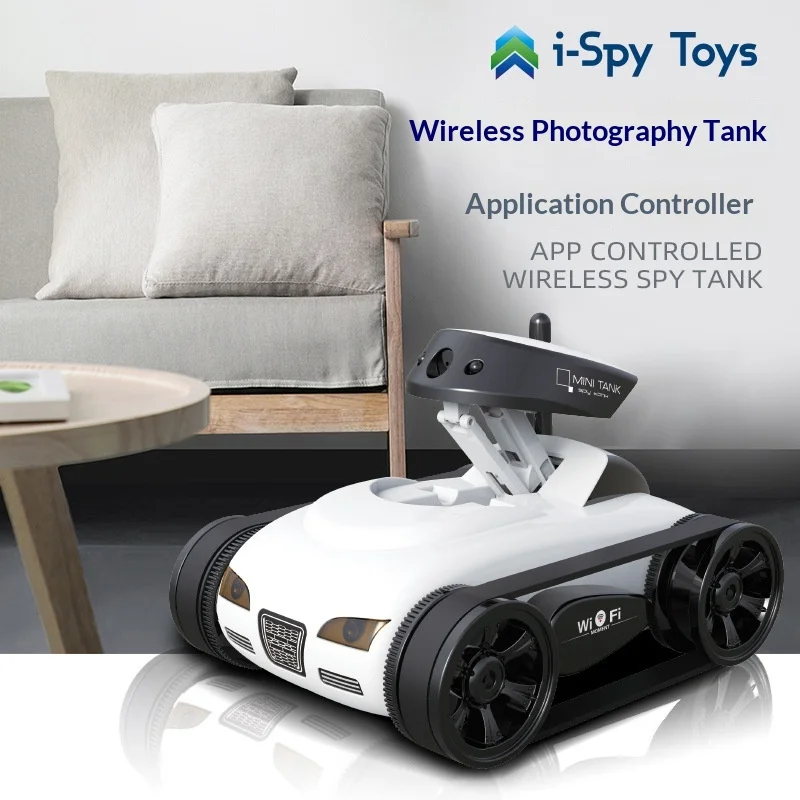 

Xian Niu 777-272 WiFi Phone Remote Control 4 Channel Tracked Tank Toy With Real Time Video Camera For Kids Indoor Outdoor Play