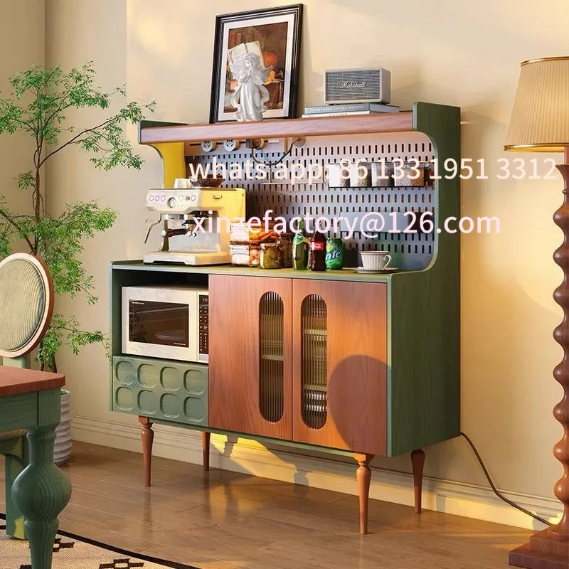 

Customizable Nordic medieval dining side retro simple storage French integrated locker