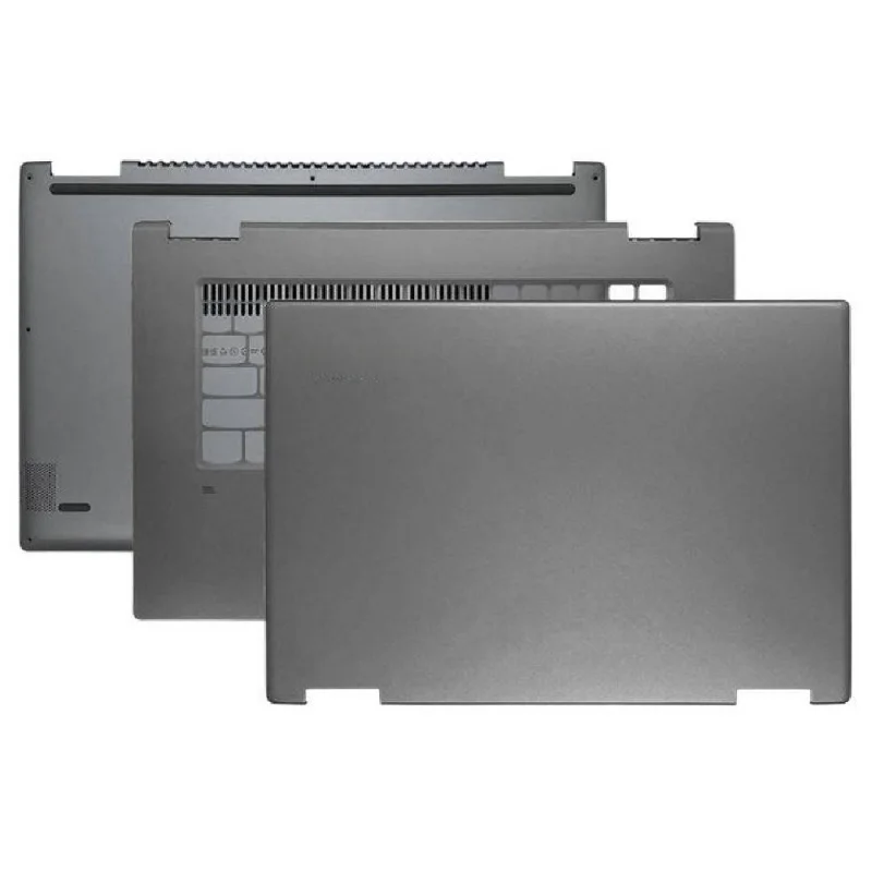 Carcasa Trasera con Reposamanos para Lenovo Yoga 720-15 720-15IKB, Color Gris/Plateado