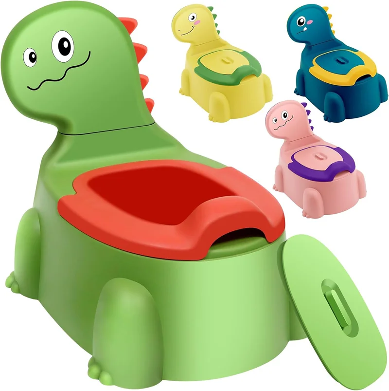 Baby Potty Seat With Non-Slip Rubber Mat Cartoon Potty Training Chair For Boy Girls Splash Proof Children Urinal Toilet Supplies