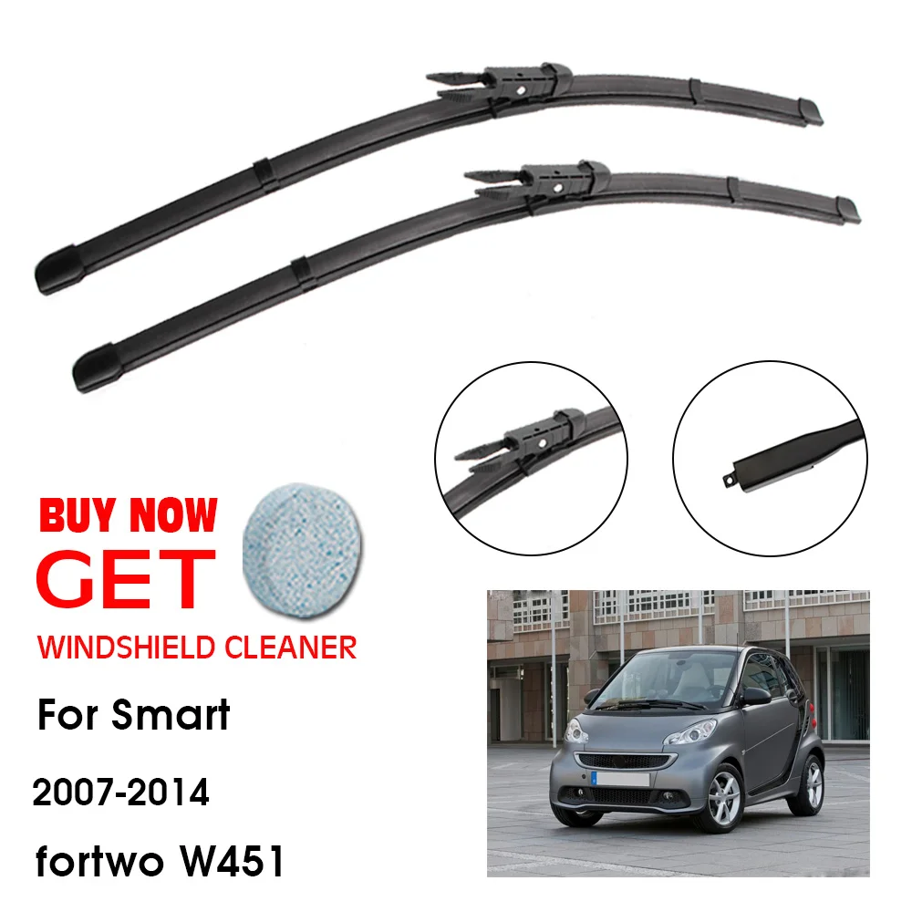 

Car Wiper For Smart fortwo W451 23"+21R" 2007-2014 Front Window Washer Windscreen Windshield Wipers Blades Accessories