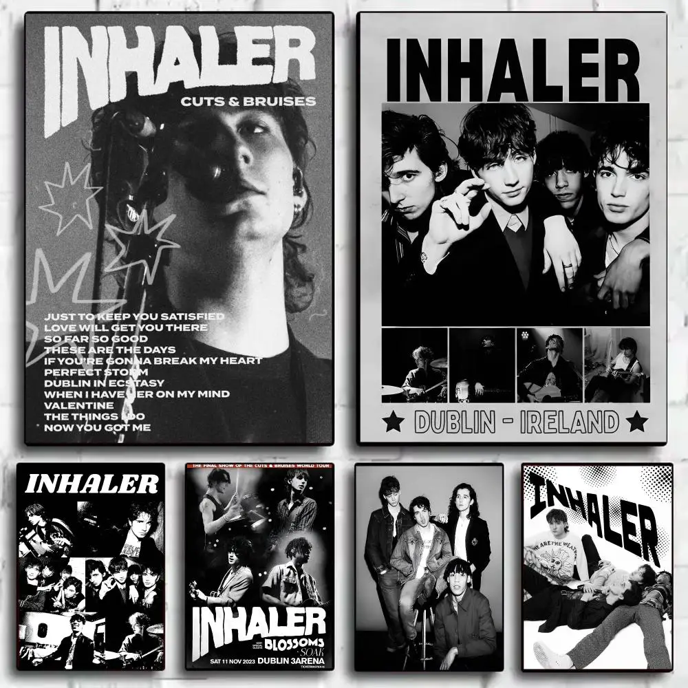 Music Groups Album I-Inhaler Poster Decorative Wall Art Sticker Mural Print for Bedroom Living Room Hallway Home Decor Gift