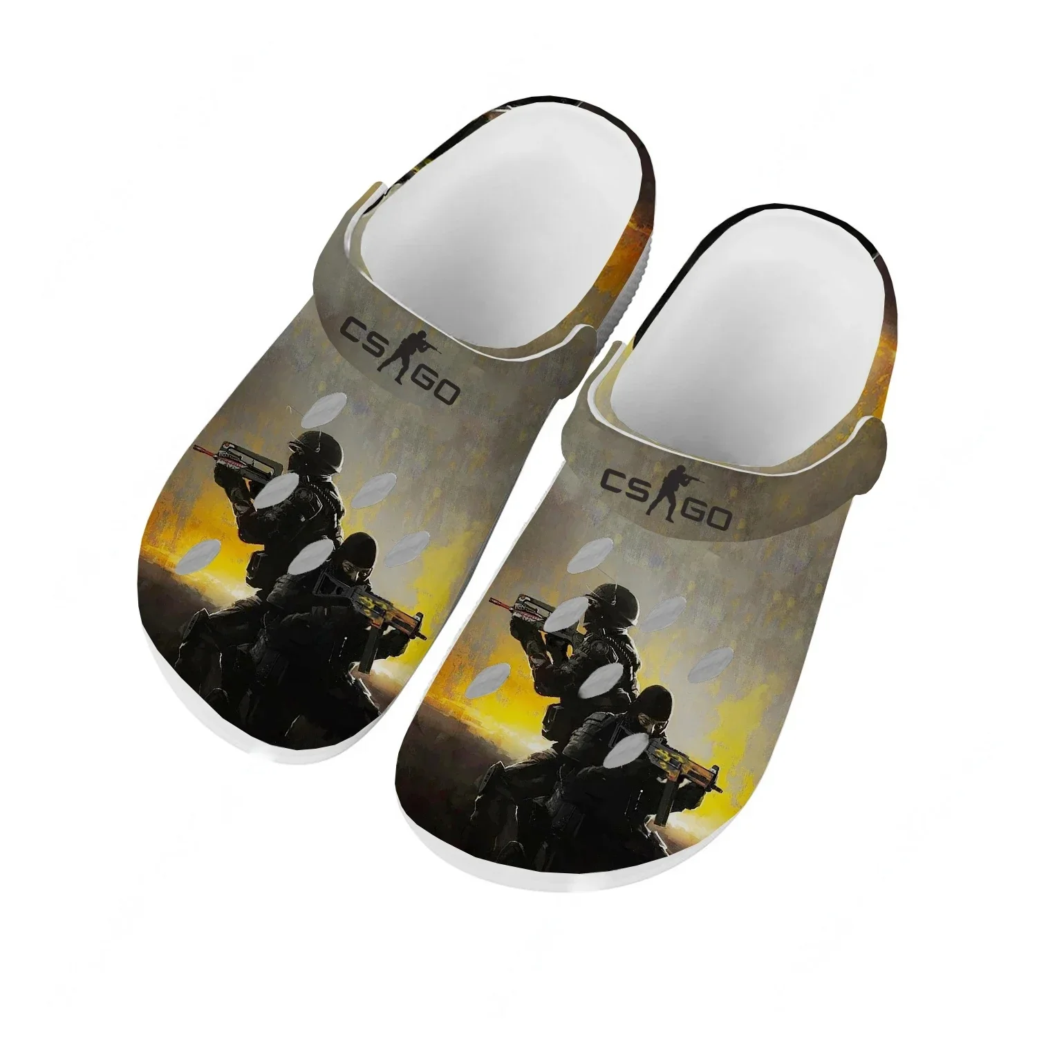 

Counter Strike Global offensive Sandals Men Women Teenager CSGO Fashion Water Shoes Garden Breathable Beach Slippers