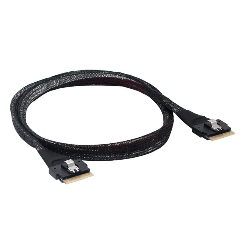 

MINI SlimSAS SFF-8654 8i 4,0 подключение кабелей к Slim SFF-8654 Server pcie pci express 8 pin 8pin штырь-гнездо