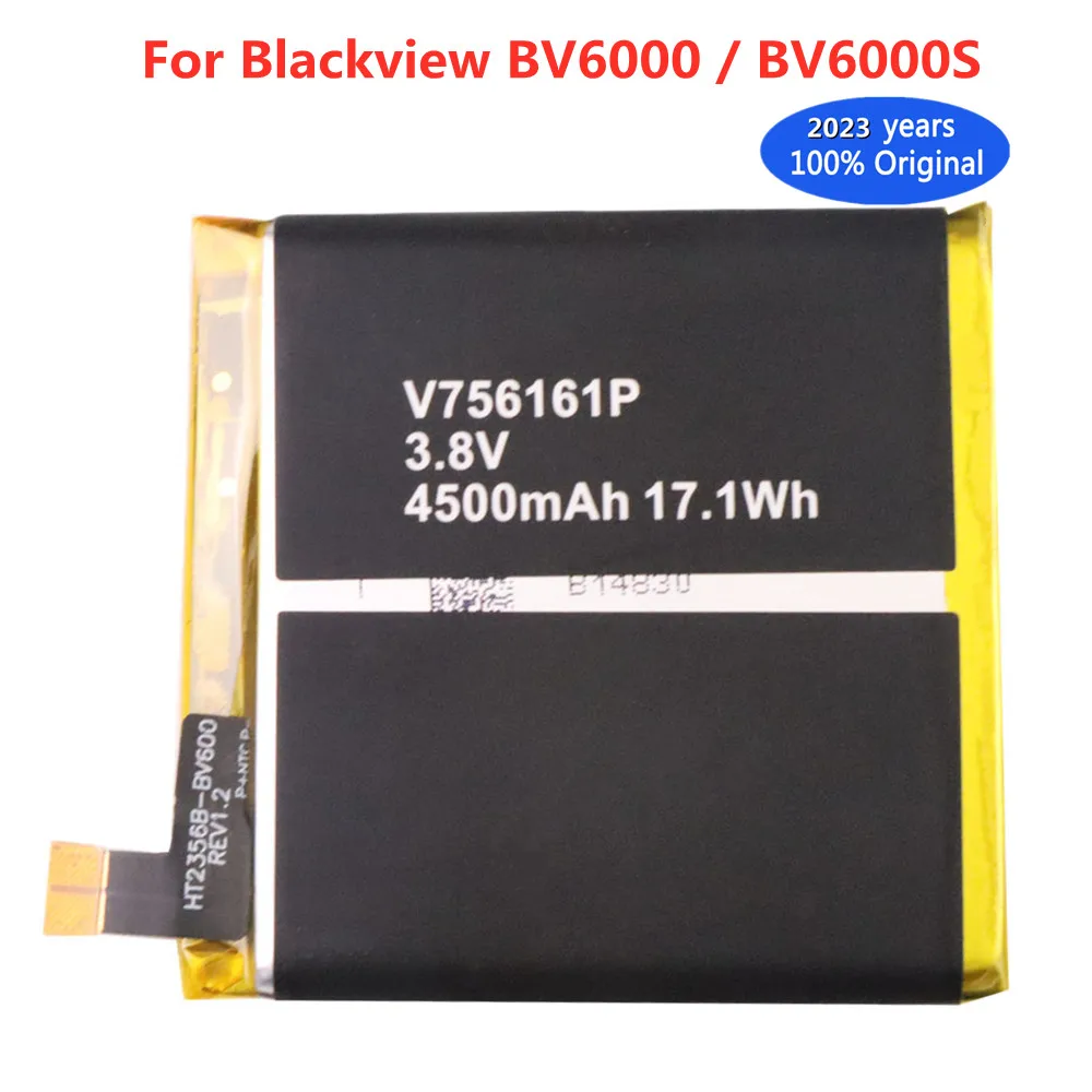 

2023 New BV 6000 4500mAh V756161P Replacement Battery For Blackview BV6000/BV6000S Smart Mobile Phone Batteries Bateria Batteria