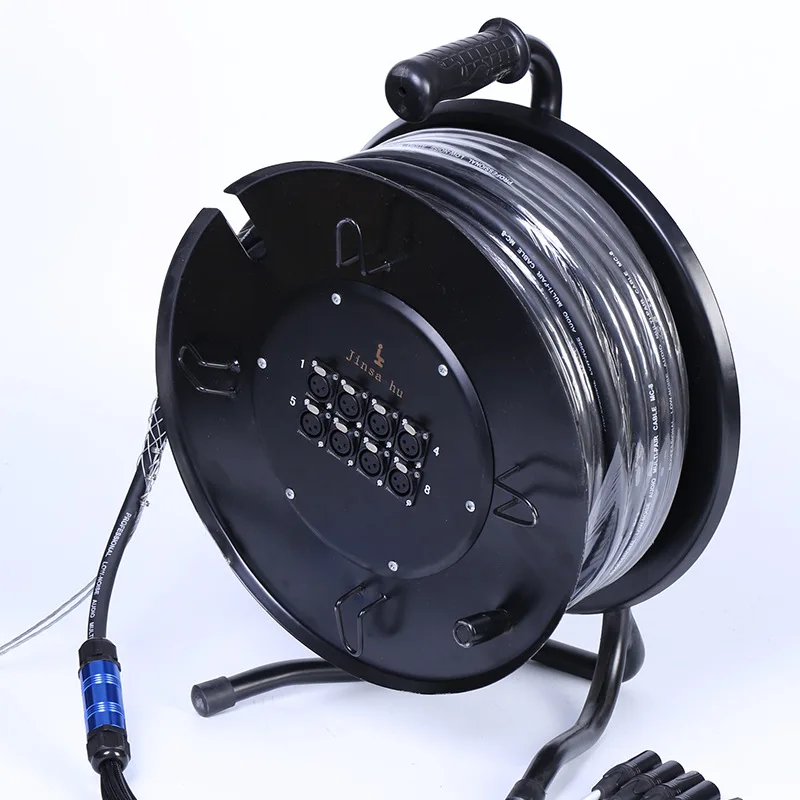 AUDIO TC8A XLR Snake Cab 8-Channel Stage Lighting Signal Cable 30m Bare Copper Conductor
