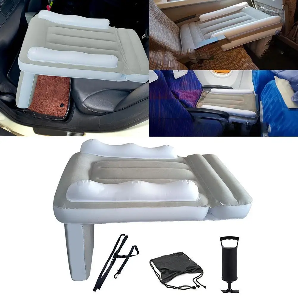 Portable Toddler Airplane Bed Foldable Airplane Mattress Portable Air Bed Seat Extender Sleeping Mattress For Road Car Trav R2X8 - Image 5