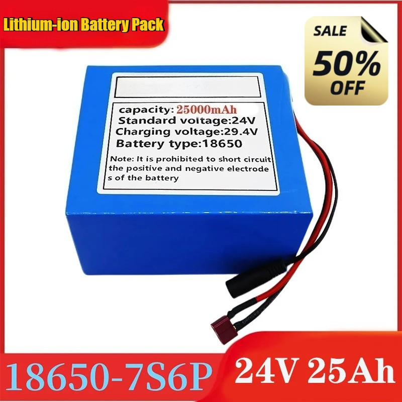 

7S6P 18650 Lithium-ion Battery Pack 24V25Ah with BMS Protection for Electric Bicycle Battery