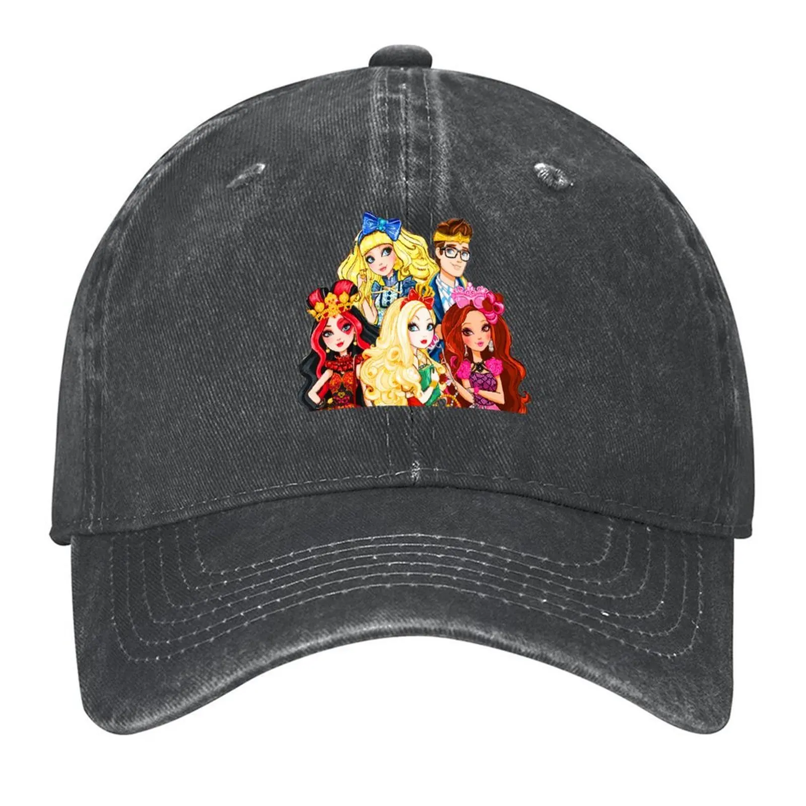 

Ever After High Baseball Cap Golf Cap men's big size hat funny hat Uv Protection Solar Hat Designer Man Women's