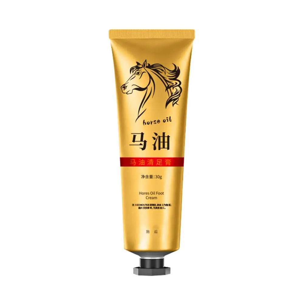 Anti Crack Foot Cream Heel Cracked Repair Horse Oil Care rimozione della pelle piedi crema liscia per la pelle 30g callo strumento per le mani Anti-essiccazione