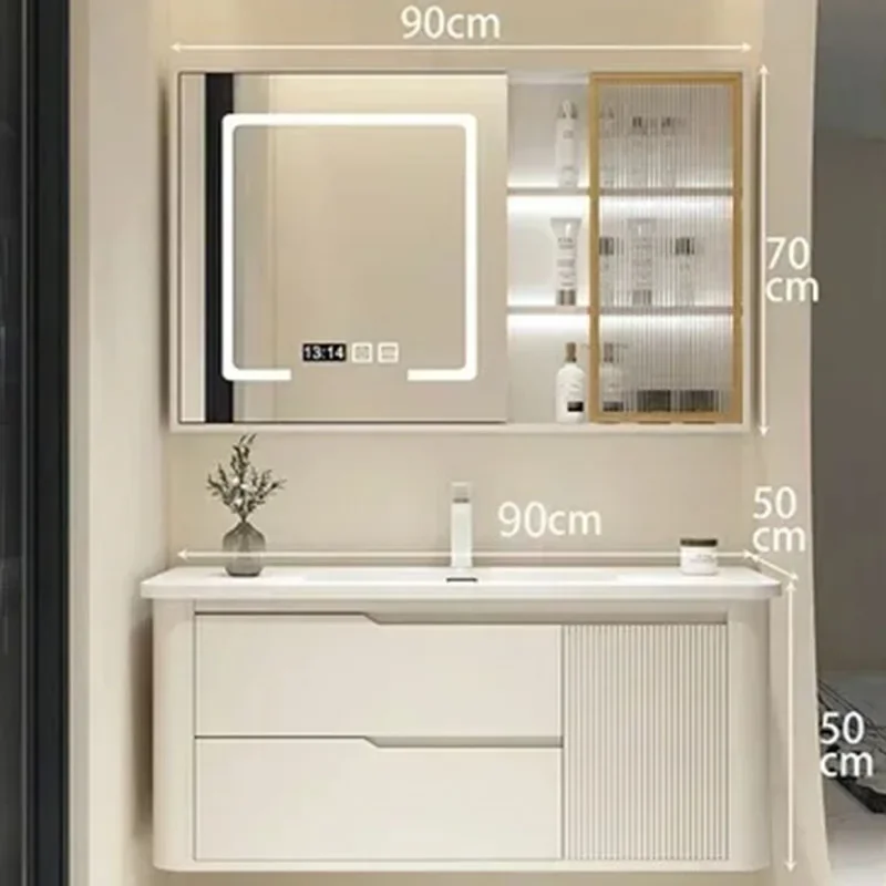 

Nordic Organizer Jewelry Bathroom Cabinet Storage Organizer Simple Shelves Space Saving Storage Vestidores Postmodern Furniture
