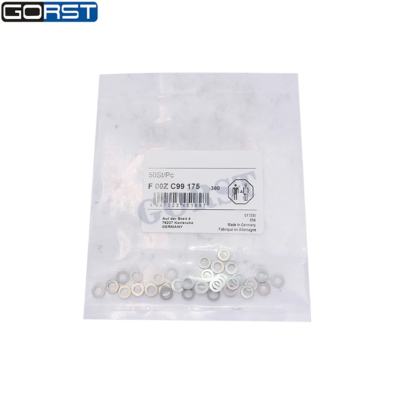 

50 Pcs Injector Seal Ring F00ZC99175 for Bosch Car Auto Part Gasket