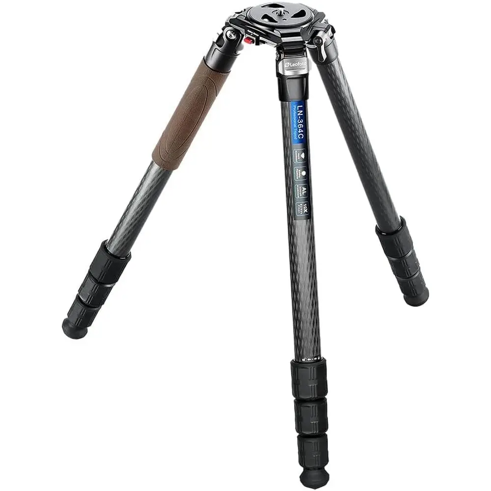 

Усиленный штатив из углеродного волокна, чаша 75 мм, 10-слойный Torayca, CNC, сменные наконечники, чехол для переноски в комплекте (LN-364C)