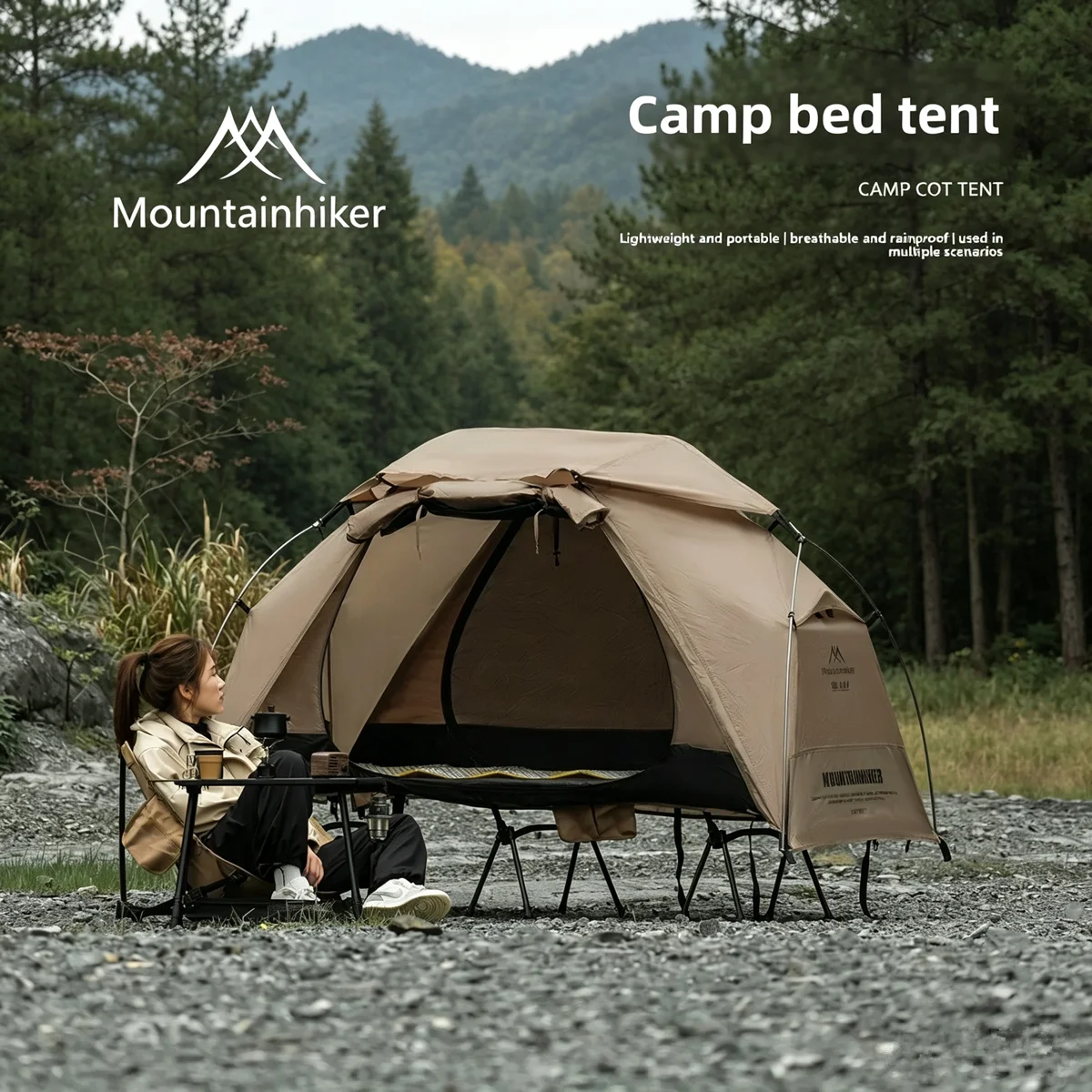 Mountainhiker Outdoor Camp Bed Tent Shadow Lightweight Rainp
