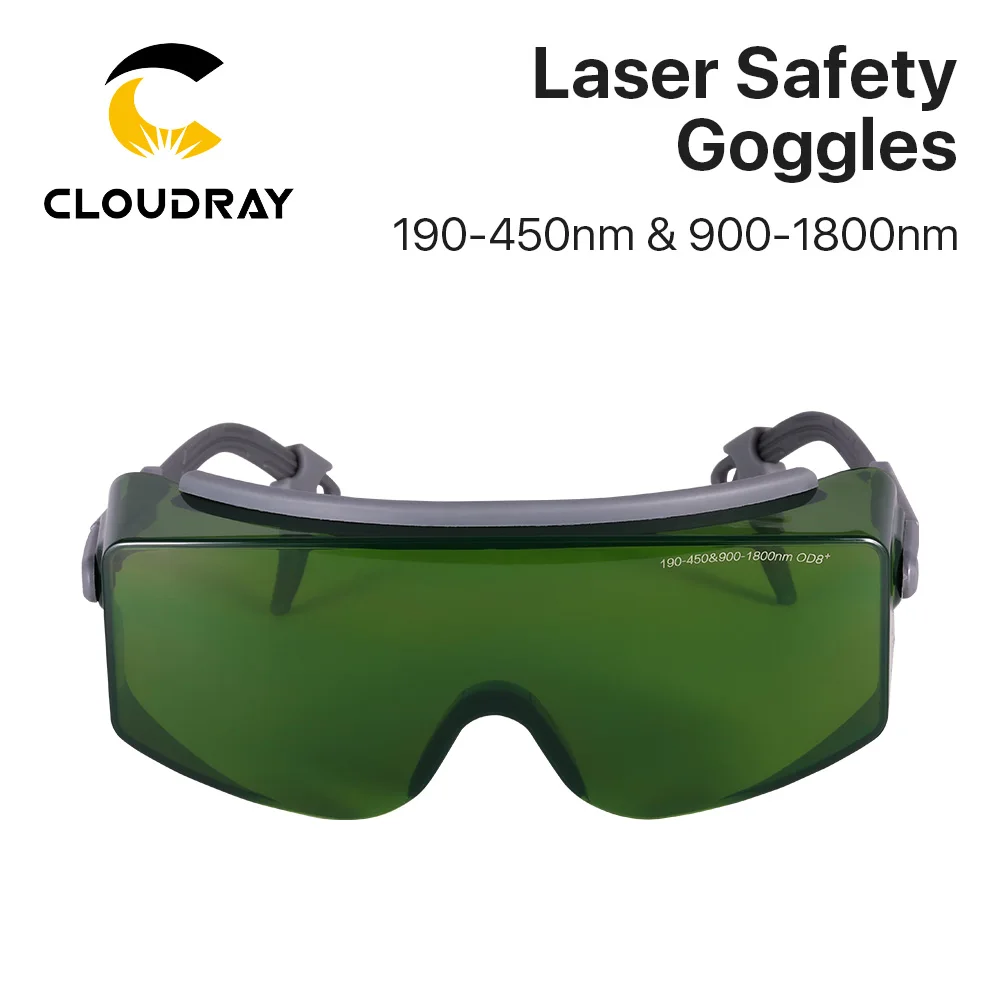 Gogle ochronne Cloudray Laserowe gogle ochronne 190-450nm i 900-1800nm OD8+ CE do znakowania i cięcia laserem światłowodowym