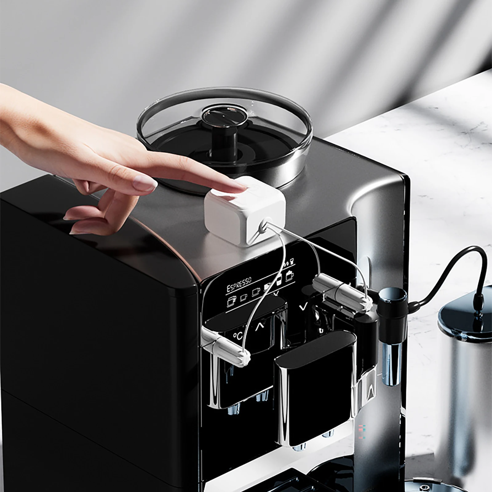 Tuya Type-C Charging Touch Fingerbot Smart Life BLE Wireless Touch Screen Switch Robot Support Alexa Google Home Voice Assitant