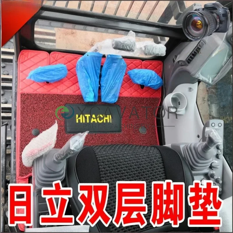 Floor Mats For Hitachi Excavator Foot Pad ZAX60 ZAX200-3 ZAX200-6 ZAX330-5A ZAX200-3G Floor Glue