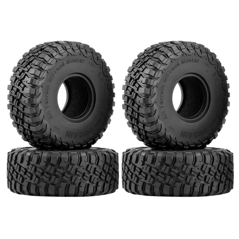 

120mm 1.9 Inch Rubber Tire Wheel Tyre for 1/10 RC Crawler Car Axial SCX10 II III Traxxas TRX4 RC4WD D90 Redcat Gen8 MST