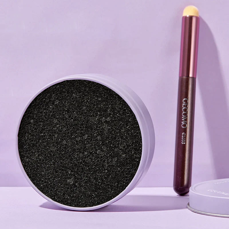 Boîte de nettoyage de pinceaux de maquillage, éponge de nettoyage rapide, pinceaux de fard à paupières, nettoyeur à sec, lavage cosmétique, outil de poudre propre, accessoires de maquillage