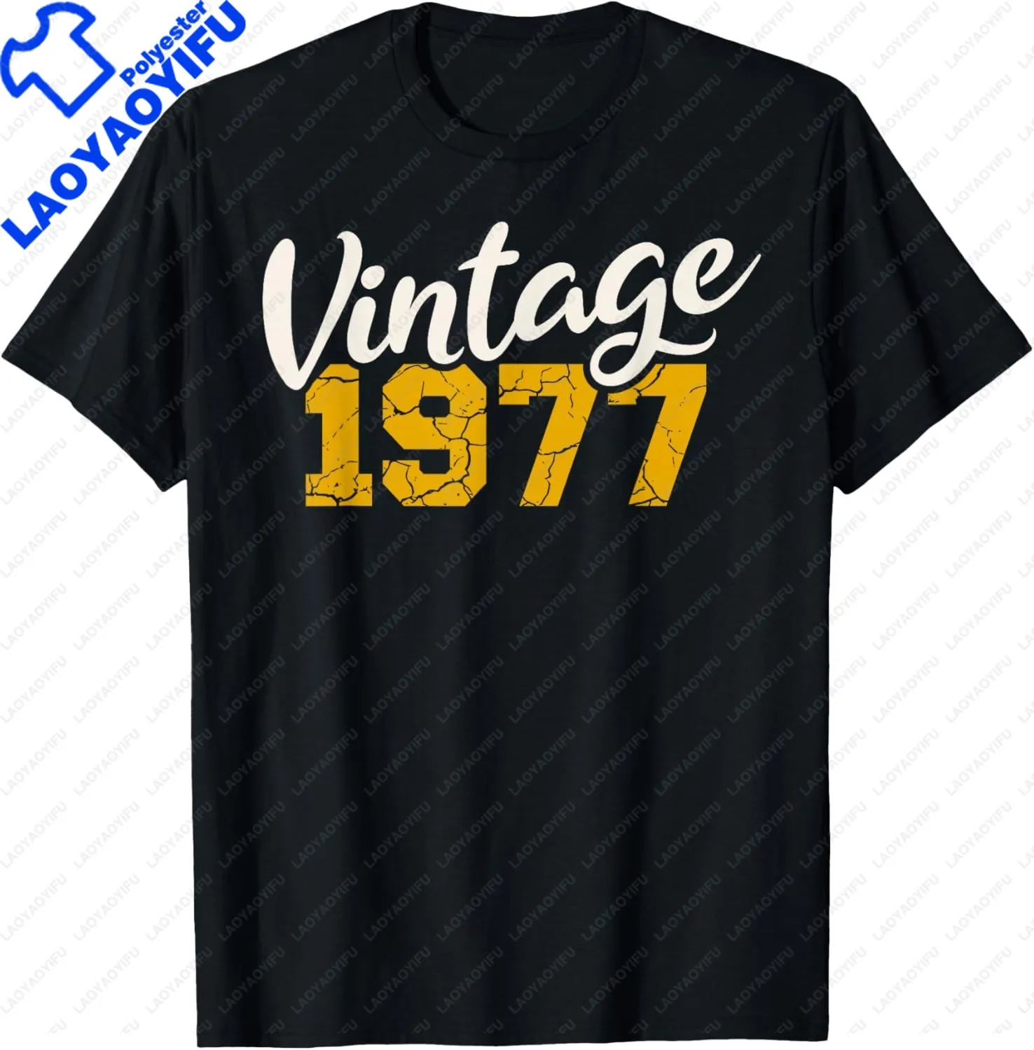 Jahrgang 1977. Alle Originalteile. T-Shirt Unisex Sommer Streetwear Tops Casual T Shirt für Mann Camisas – Detail 21