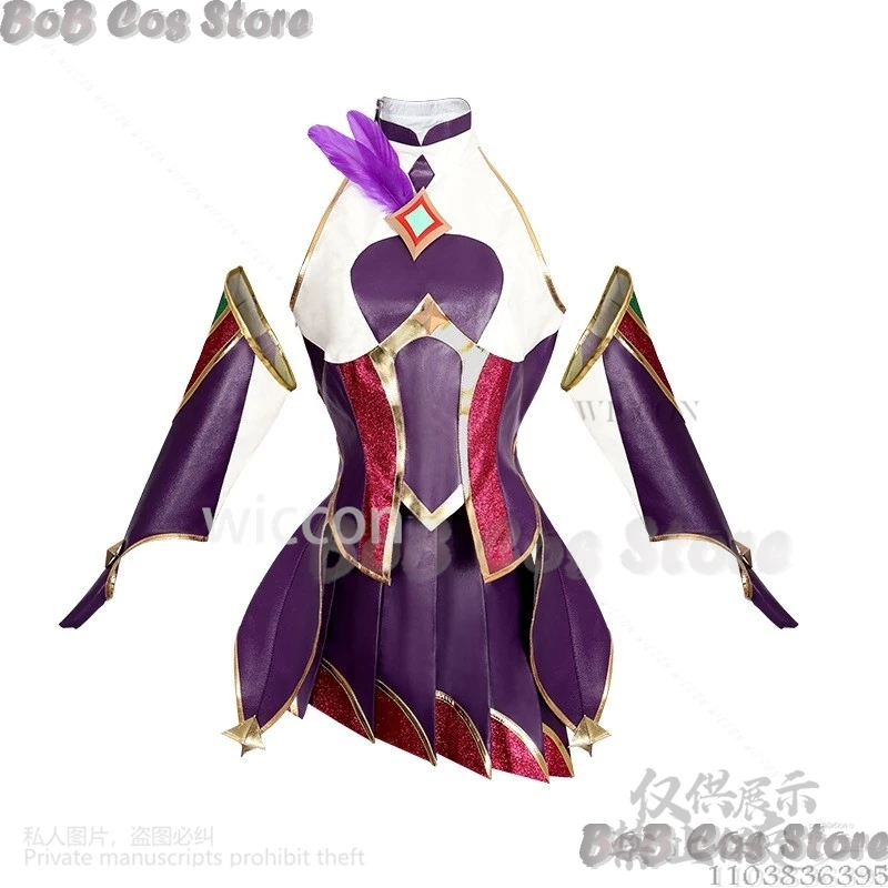 Game LOL Star Guardian Cosplay Xayah Anime Sexy Y2K Punk Pink Purple Dress Kawaii Lolita Wig Women Suit Cos Comic Con Customized